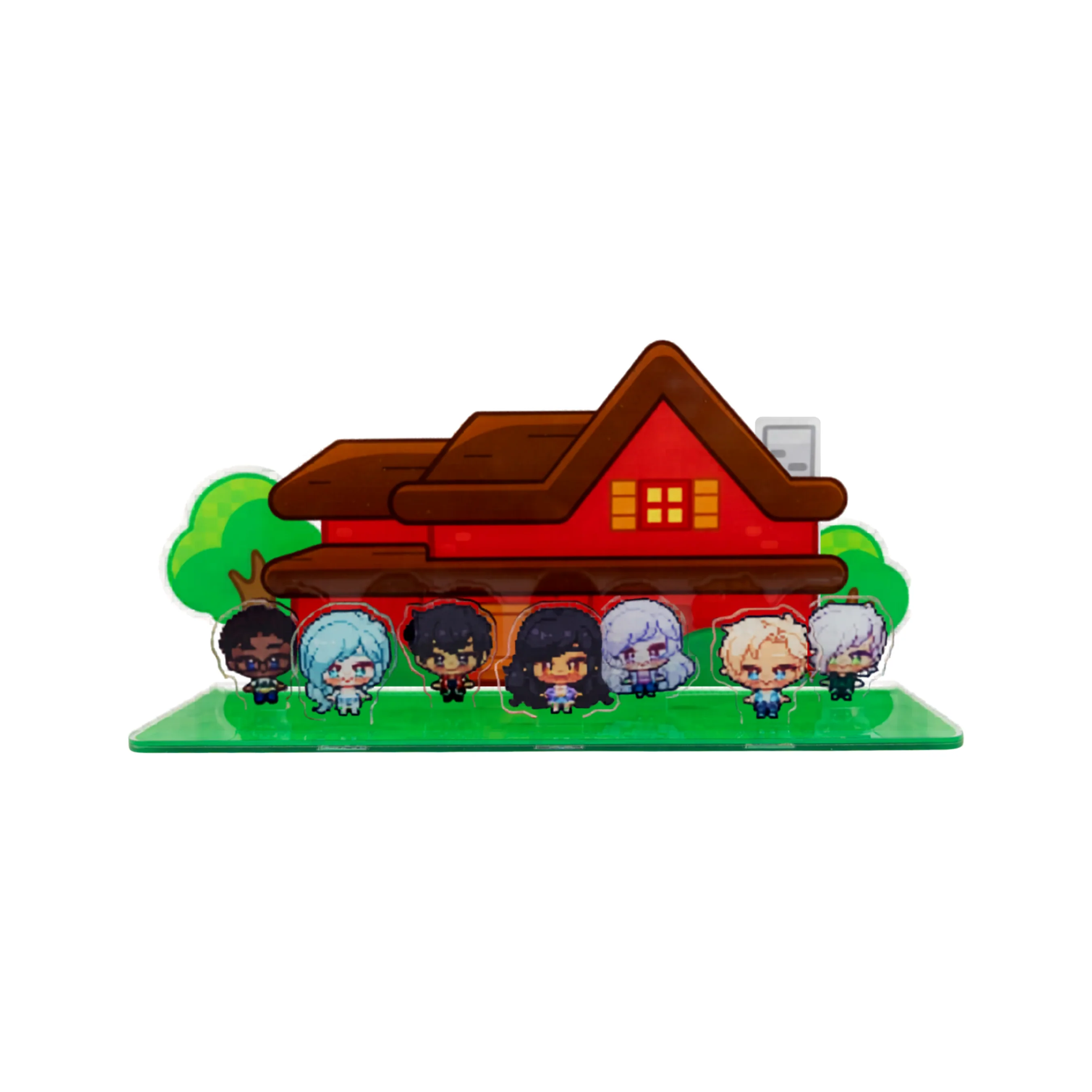 Aaron’s House Pixel Standee & Sticker Pack Bundle - Image 3