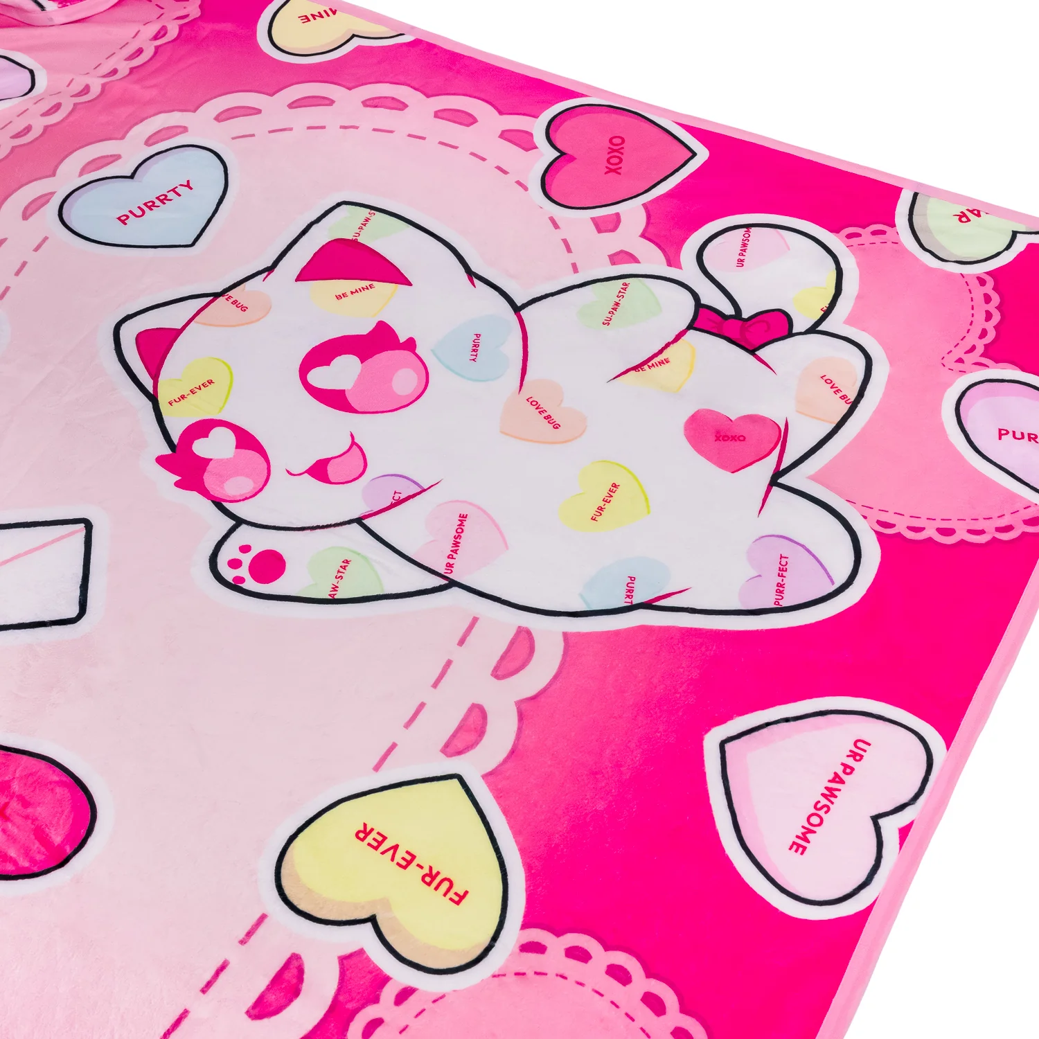 Love Letter Fleece Blanket - Image 3